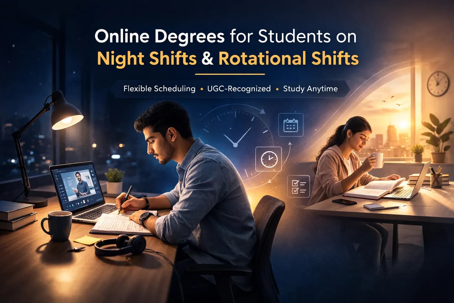 Online Degrees for Students on Night Shifts & Rotational Shifts