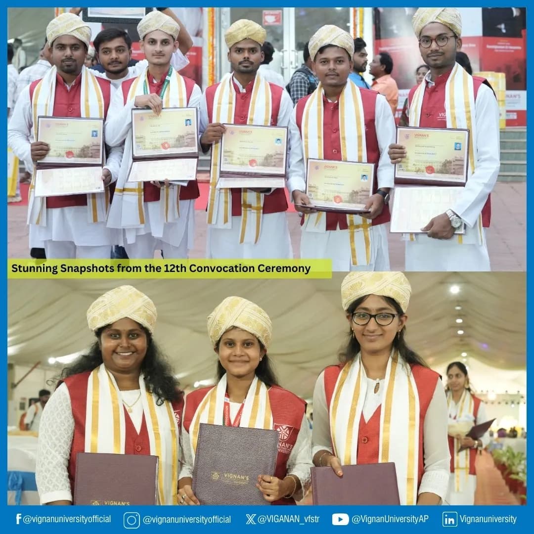 Vignan University Online Convocation