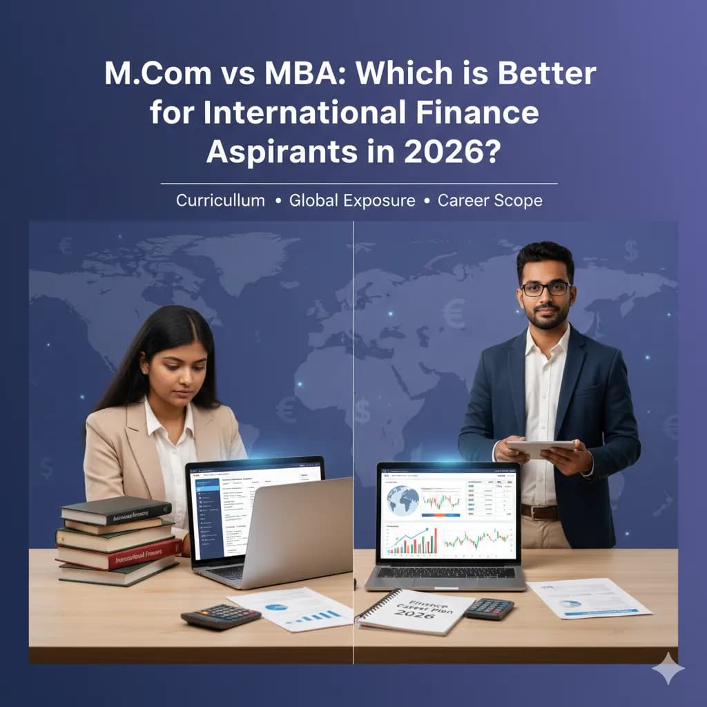 M.Com vs MBA: Which is Better for International Finance Aspirants in 2026?