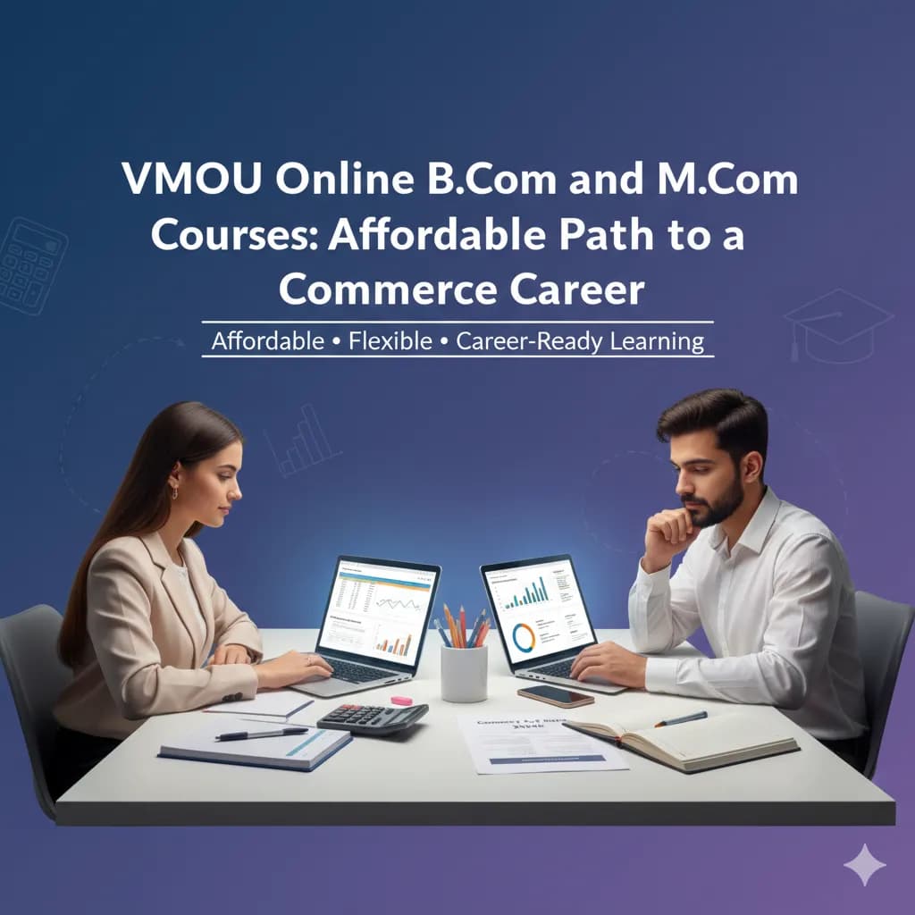 VMOU Online B.Com and M.Com Courses: Affordable Path to a Commerce Career