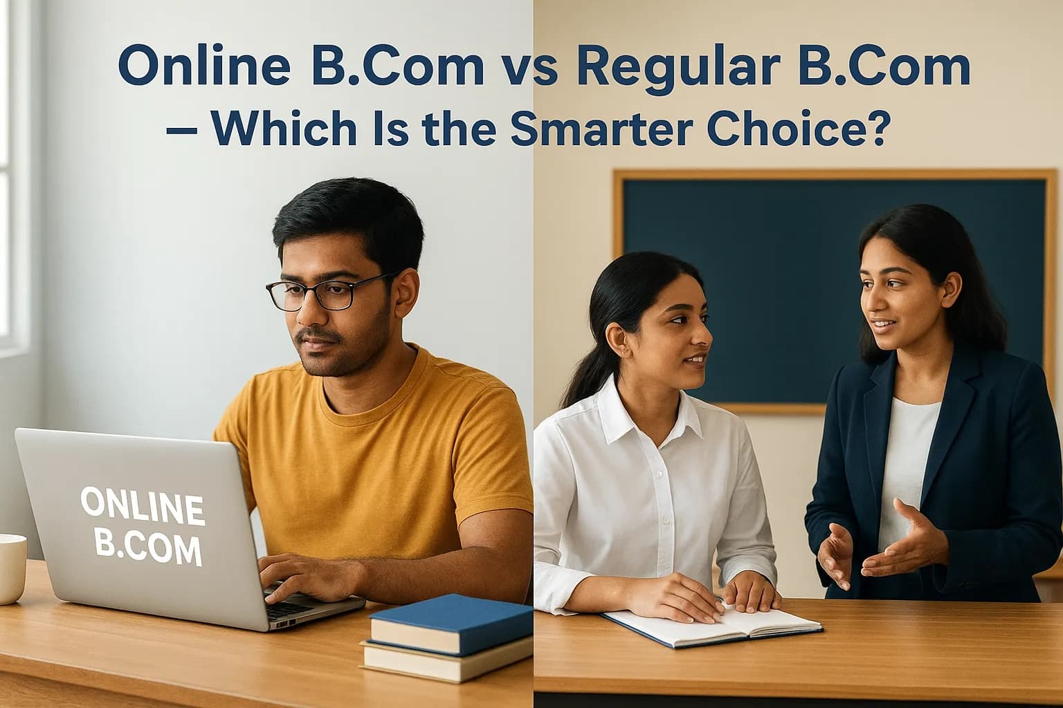 Online B.Com vs Regular B.Com: 10 Advantages & Disadvantages