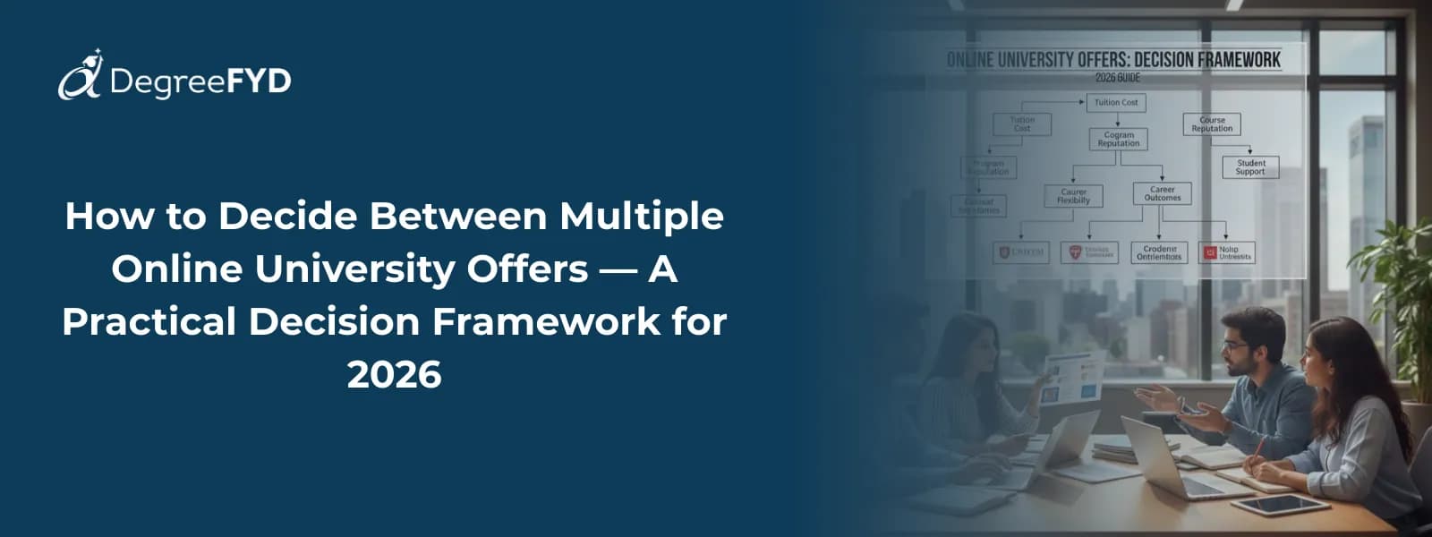 How to Decide Between Multiple Online University Offers — A Practical Decision Framework for 2026
