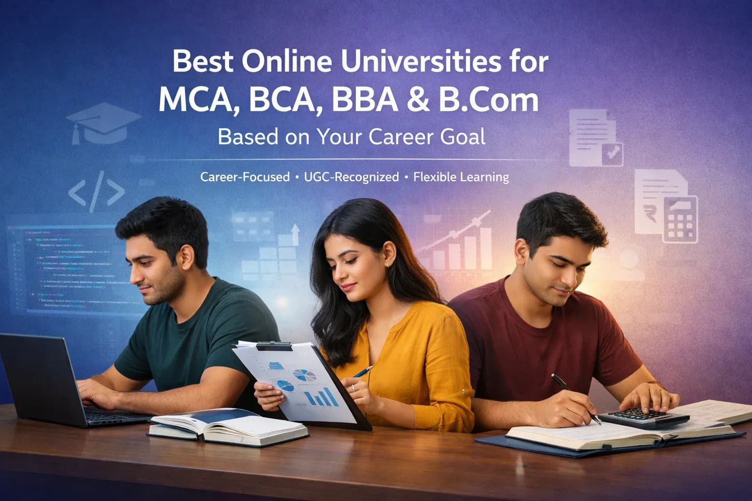 Best Online Universities for MCA/BCA/BBA/B.Com Based on Your Career Goal