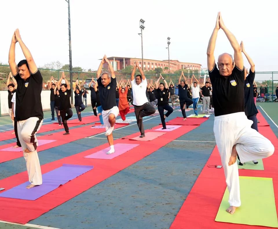 Amity University Bengaluru Yoga Day