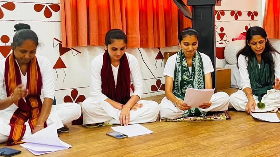 Gujarat Vidyapith Reciting Event