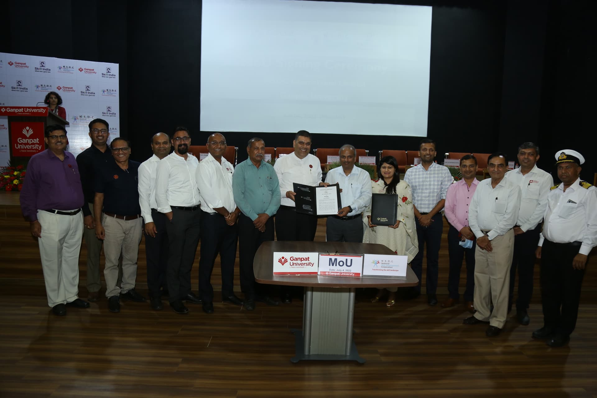 Ganpat University Felicitation