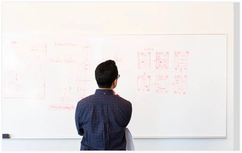 Team member working