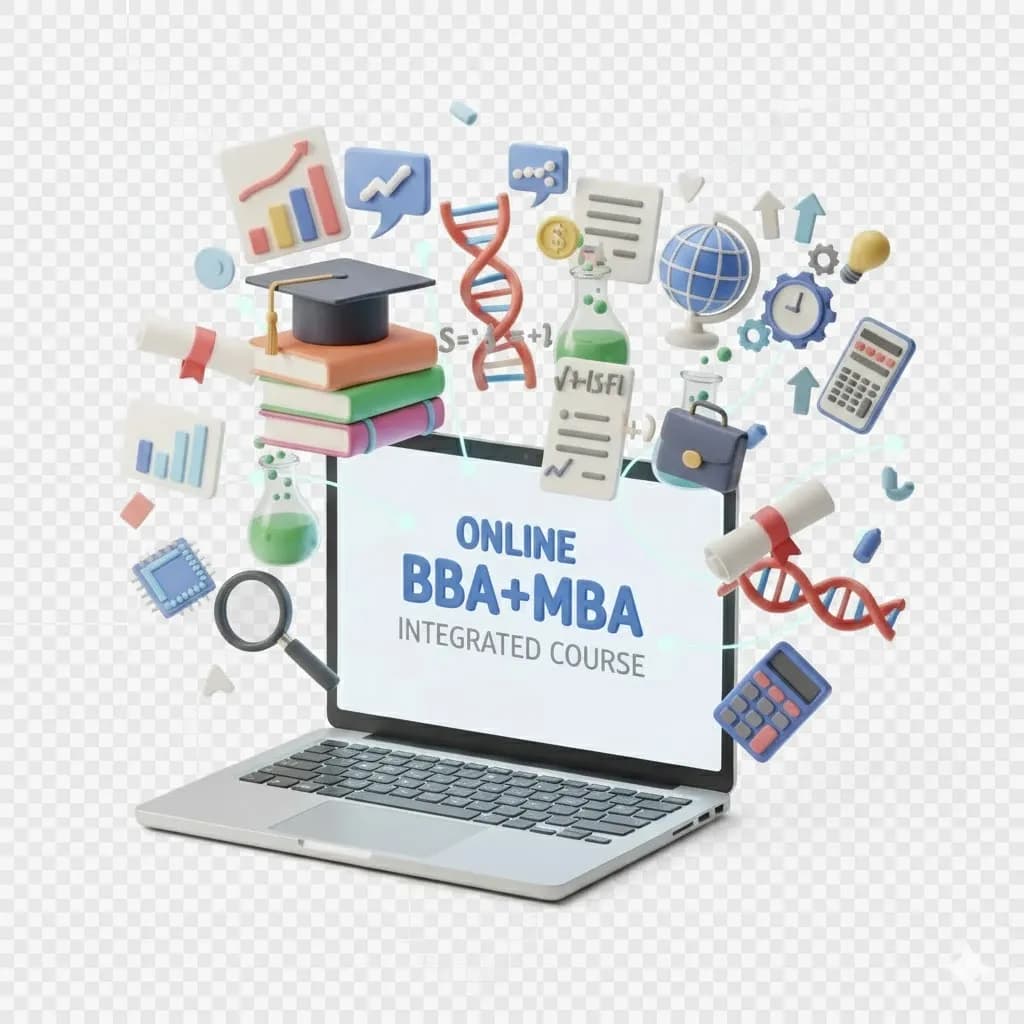 Online BBA MBA Course logo